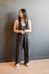 LOOSE FIT JUMPSUIT BLACK