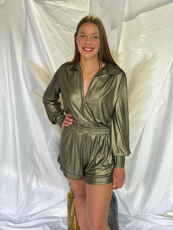 Gold Romper