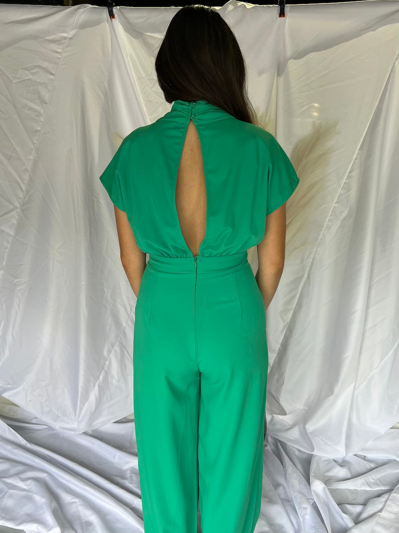 GREEN JUMPSUIT