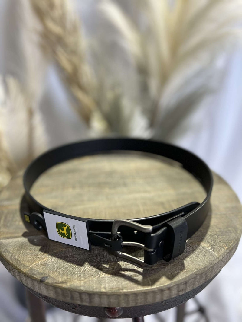 BLACK BRIDLE LEATHER BELT