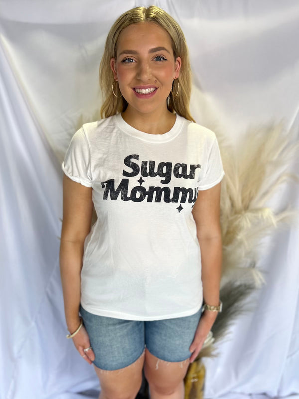 White Sugar Mommy Tee