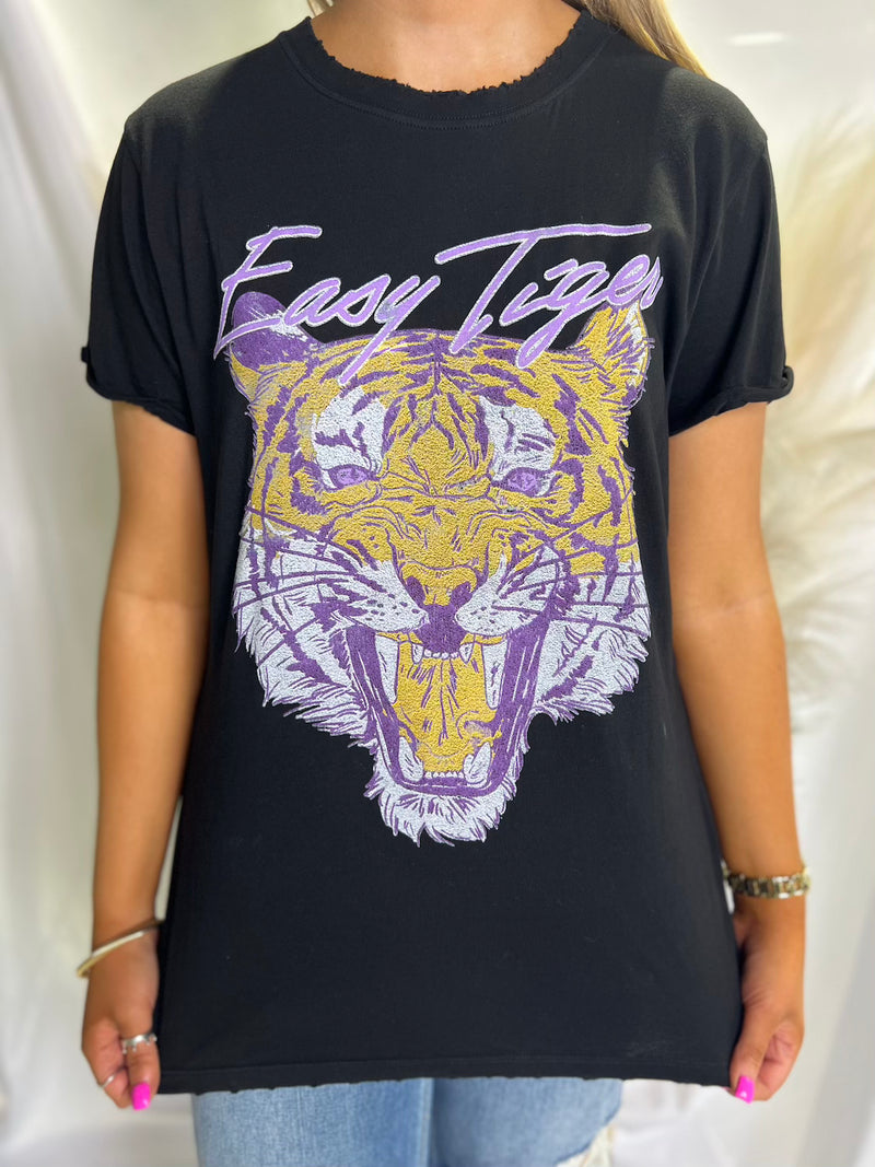 EASY TIGER SS TEE- BLACK