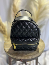 Quilted Mini Backpack