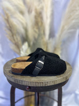 Boho Sherpa Clogs