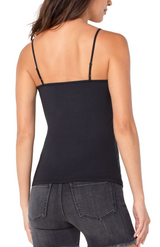 BLACK CAMISOLE TOP