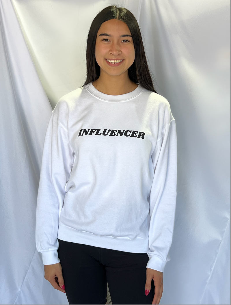 INFLUENCER WILLOW SWEATSHIRT WHITE