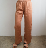 SATIN ELASTIC WAIST PANT