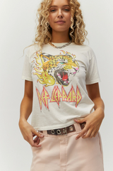 Def Leppard TNT Pyromania Ringer Tee