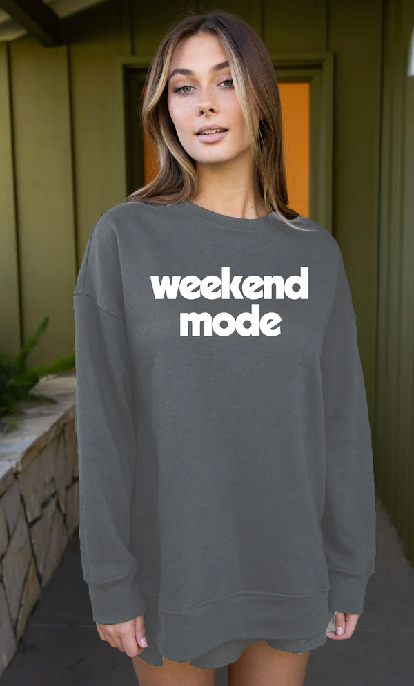 Weekend Mode Oversized Sweatshirt