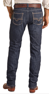 REVOLVER STRAIGHT DARK WASH 200