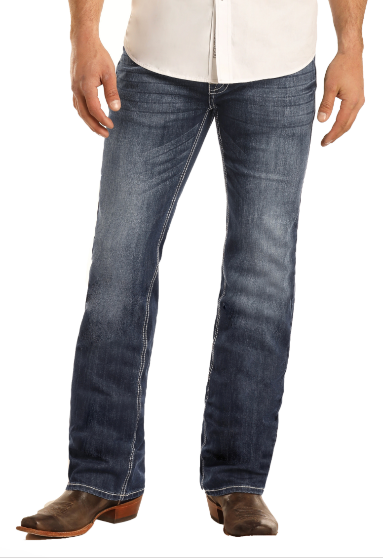 Pistol Straight- Medium Wash