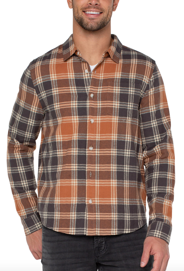 SPICE PLAID FLANNEL SHIRT