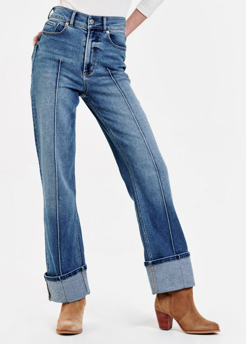 Holly Super High Rise Cuffed Jeans