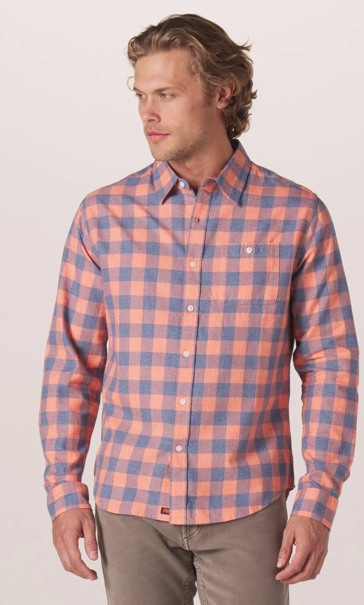 CHECKERED JASPER BUTTON DOWN