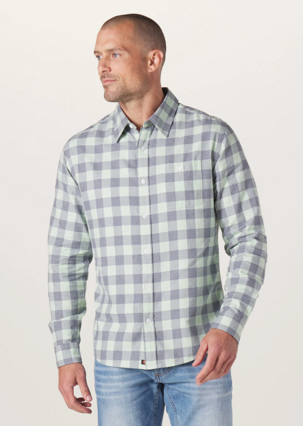 CHECKERED JASPER BUTTON DOWN