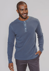 Vintage Thermal Henley