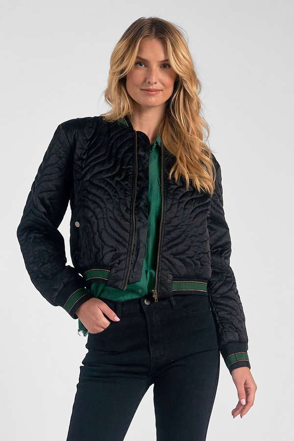 Quinn Quilted Bomber Jacket