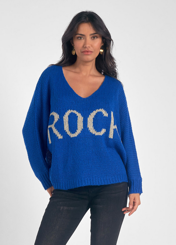 Rock V-Neck Sweater