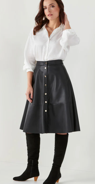 Vixen Faux Leather Skirt