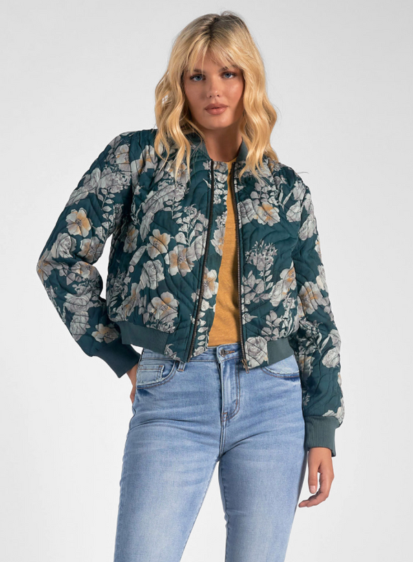 Quinn Quilted Bomber Jacket