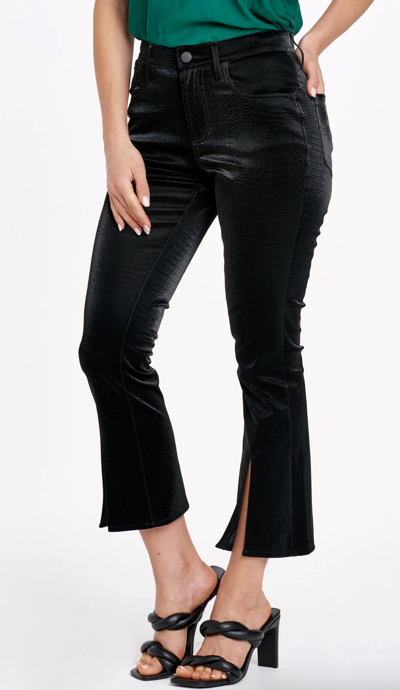 Jeanne Super High Rise Cropped Flare Pants