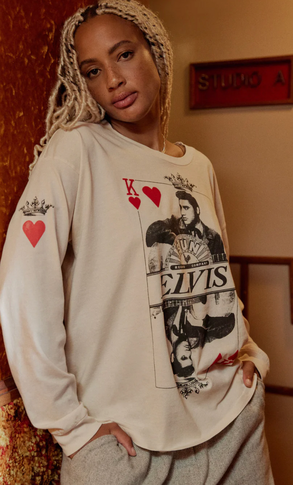 Elvis King Of Hearts L/S