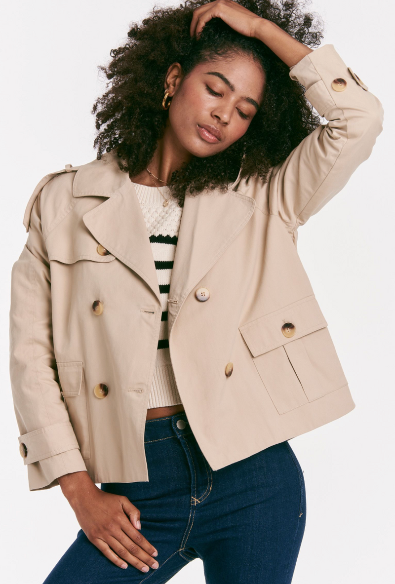 Vega Boxy Trench Jacket