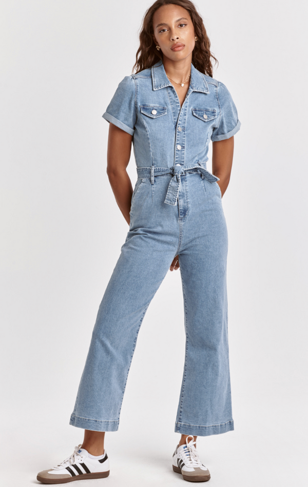 Riveter Denim Washed Jumpsuit