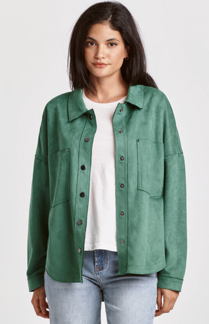 Gina Shirt Suede Jacket