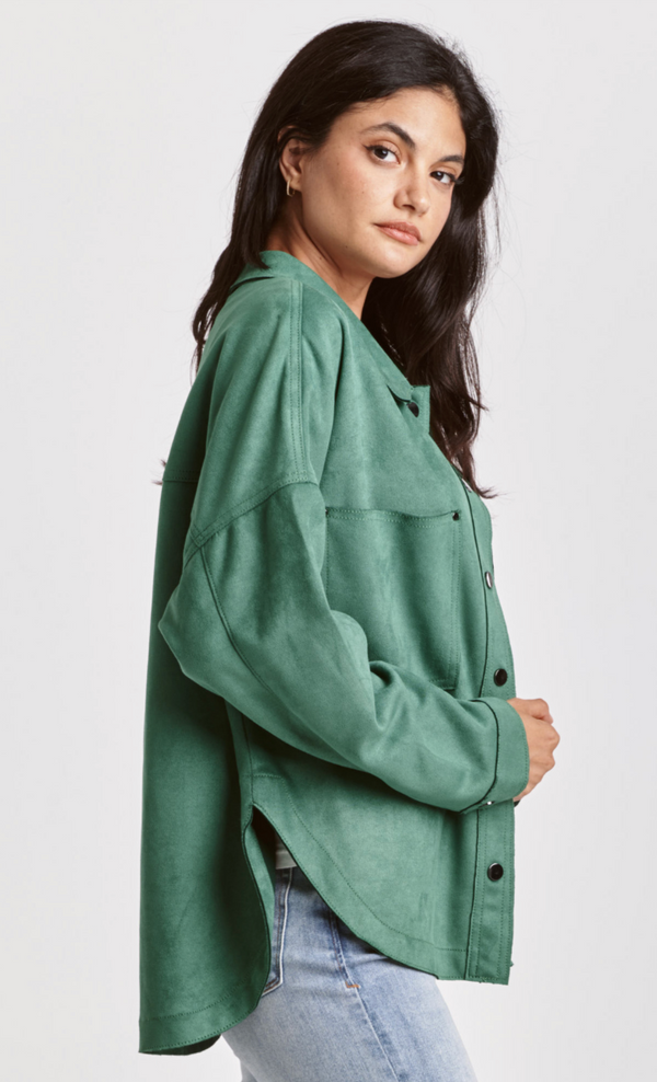 Gina Shirt Suede Jacket