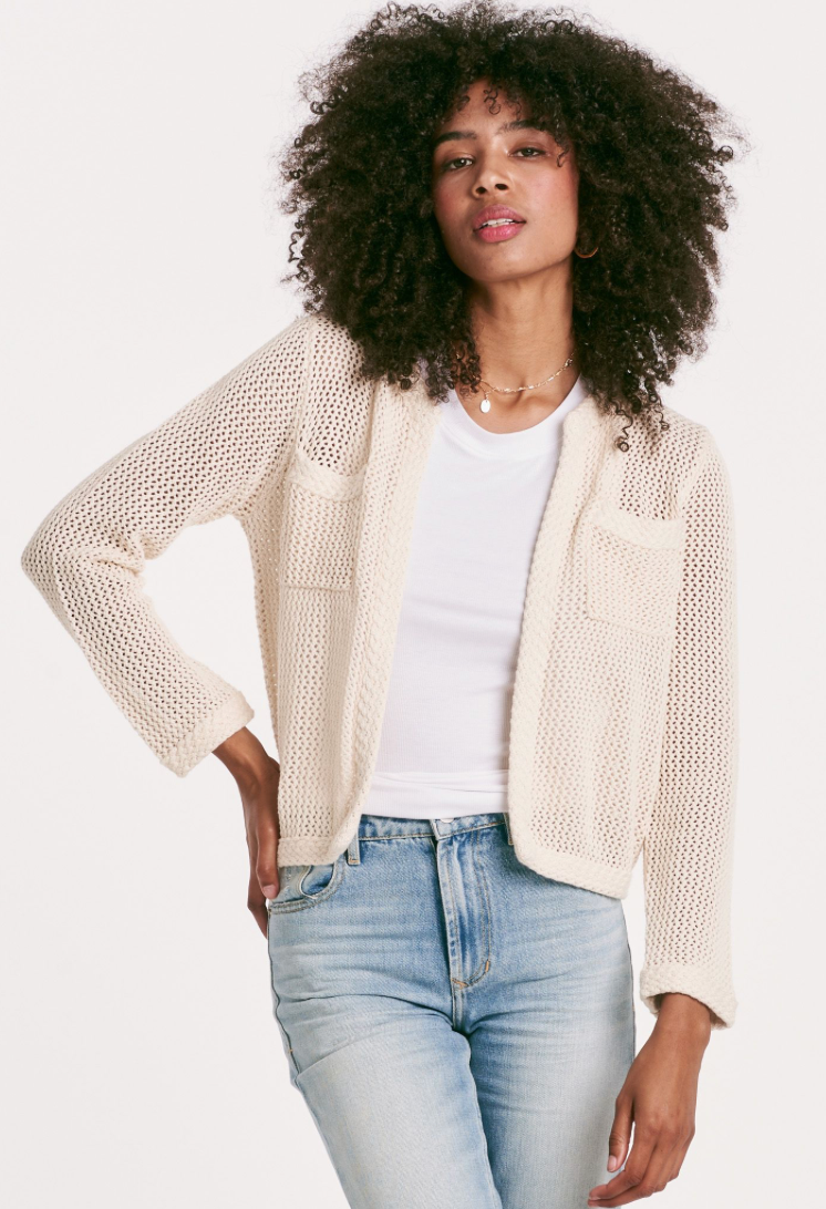 Filomena Mesh Sweater Cardigan