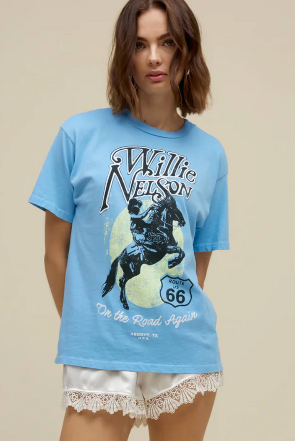 Wille Nelson Route 66 Weekend Tee