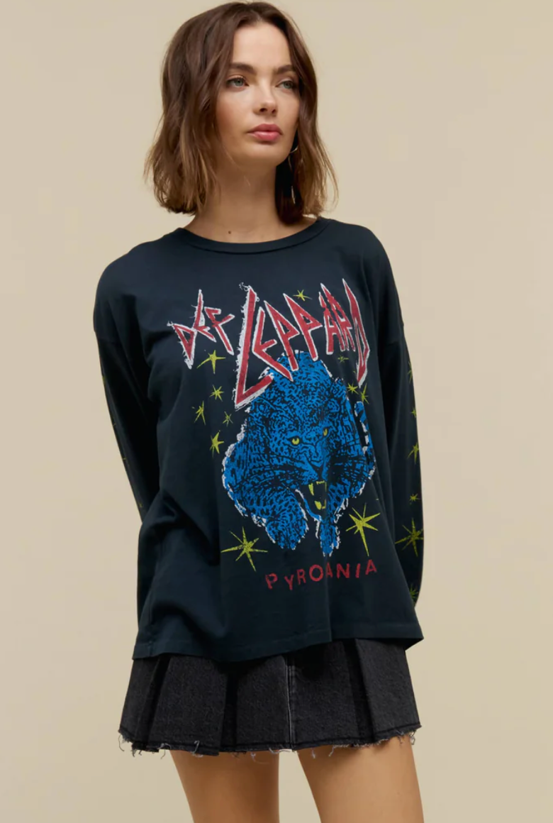 Def Leppard Pyromania L/S Tee