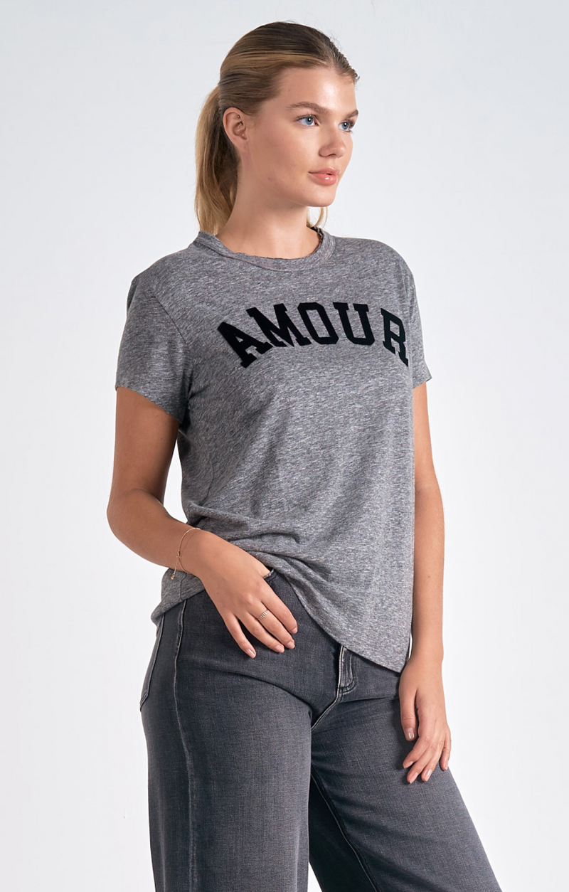 Amour Crew Neck Tee