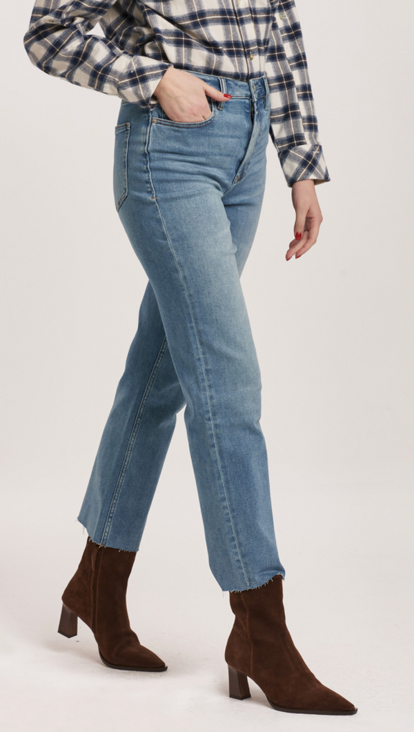 90s High Rise Straight Jeans