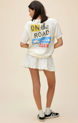 Willie Nelson On The Road Again Boyfriend Tee