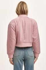 Samaria Satin Bomber Jacket