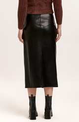 Sia Ballerina Vegan Leather Skirt