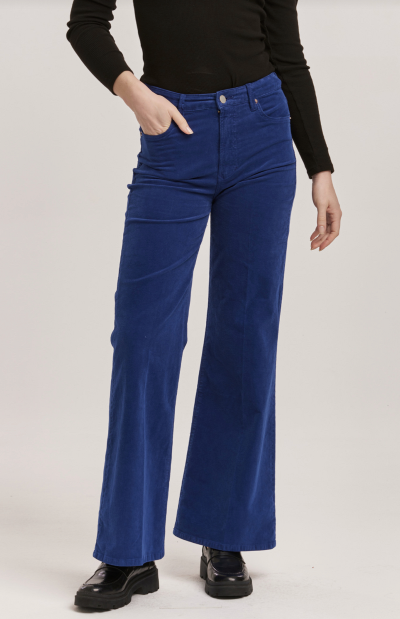 Fiona Wide Leg High Rise Corduroy Jeans