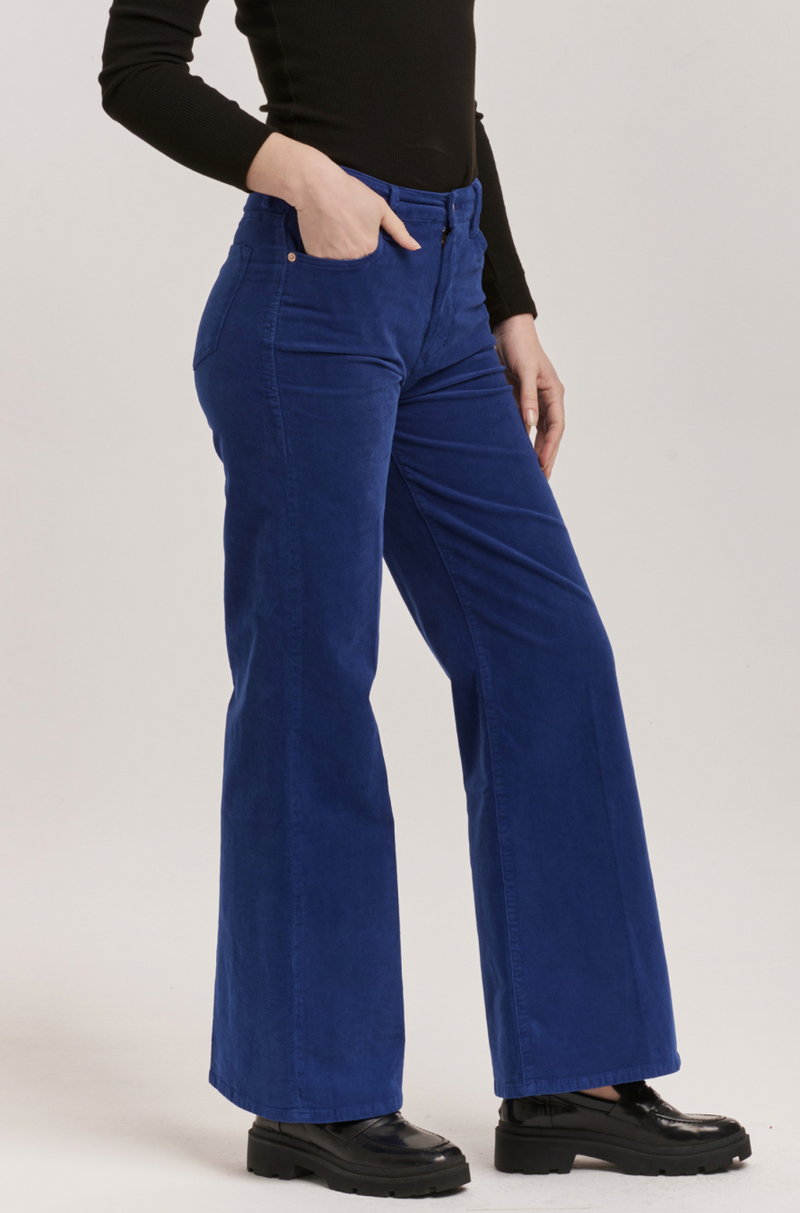 Fiona Wide Leg High Rise Corduroy Jeans