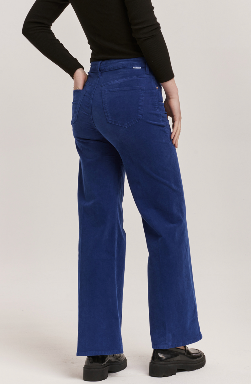 Fiona Wide Leg High Rise Corduroy Jeans