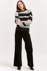 Alicia Crew Neck LS Relaxed Fit Sweater