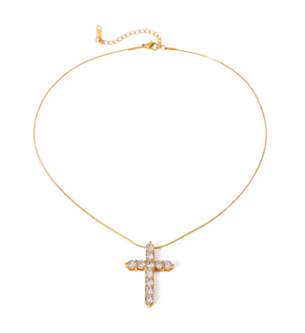 Lucia Cross Necklace