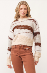 Gabriela Crew Neck L/S Relaxed Fit Sweater