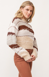 Gabriela Crew Neck L/S Relaxed Fit Sweater