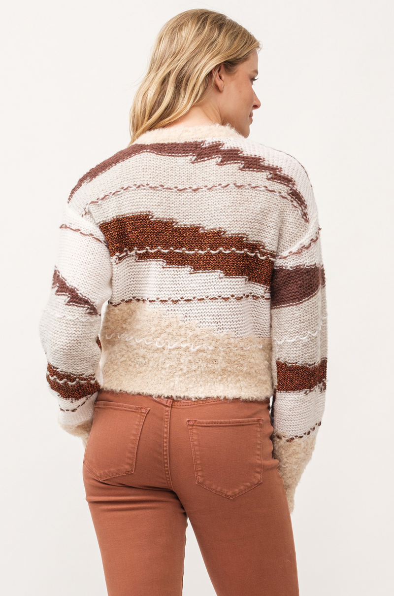 Gabriela Crew Neck L/S Relaxed Fit Sweater