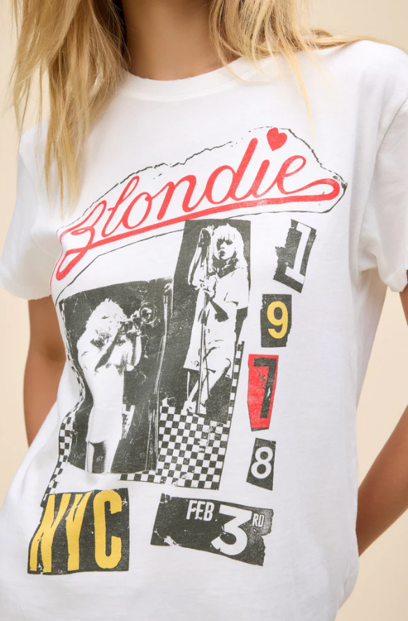 Blondie Valentine Collage Tour Tee