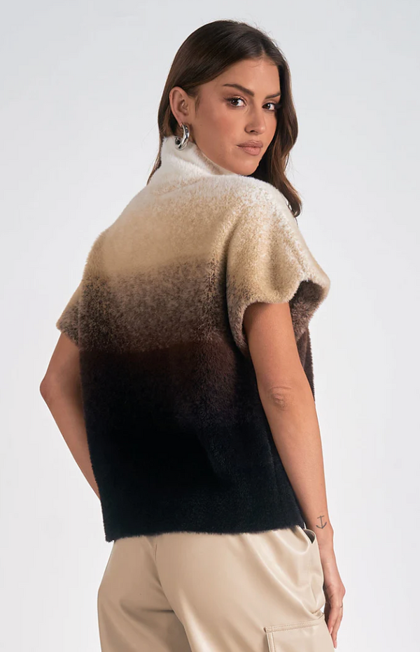 Coco Cap Sleeve Turtleneck Sweater