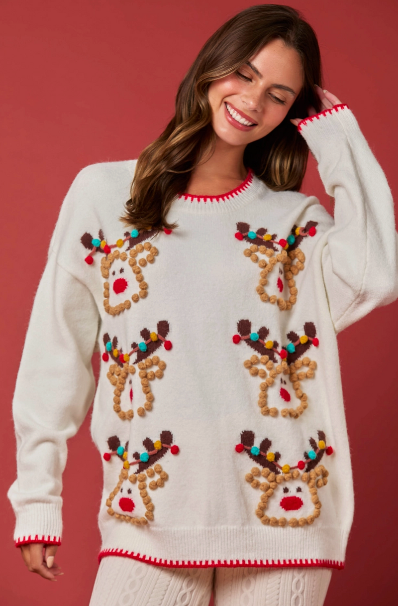 Julianne Reindeer Sweater