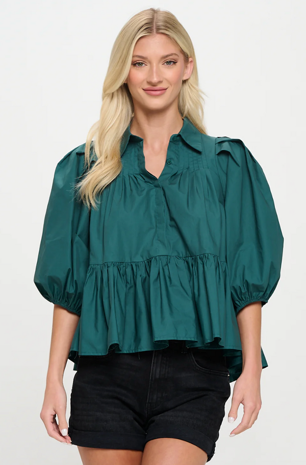 Luca Poplin Blouse